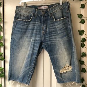 Cutoff Denim Shorts